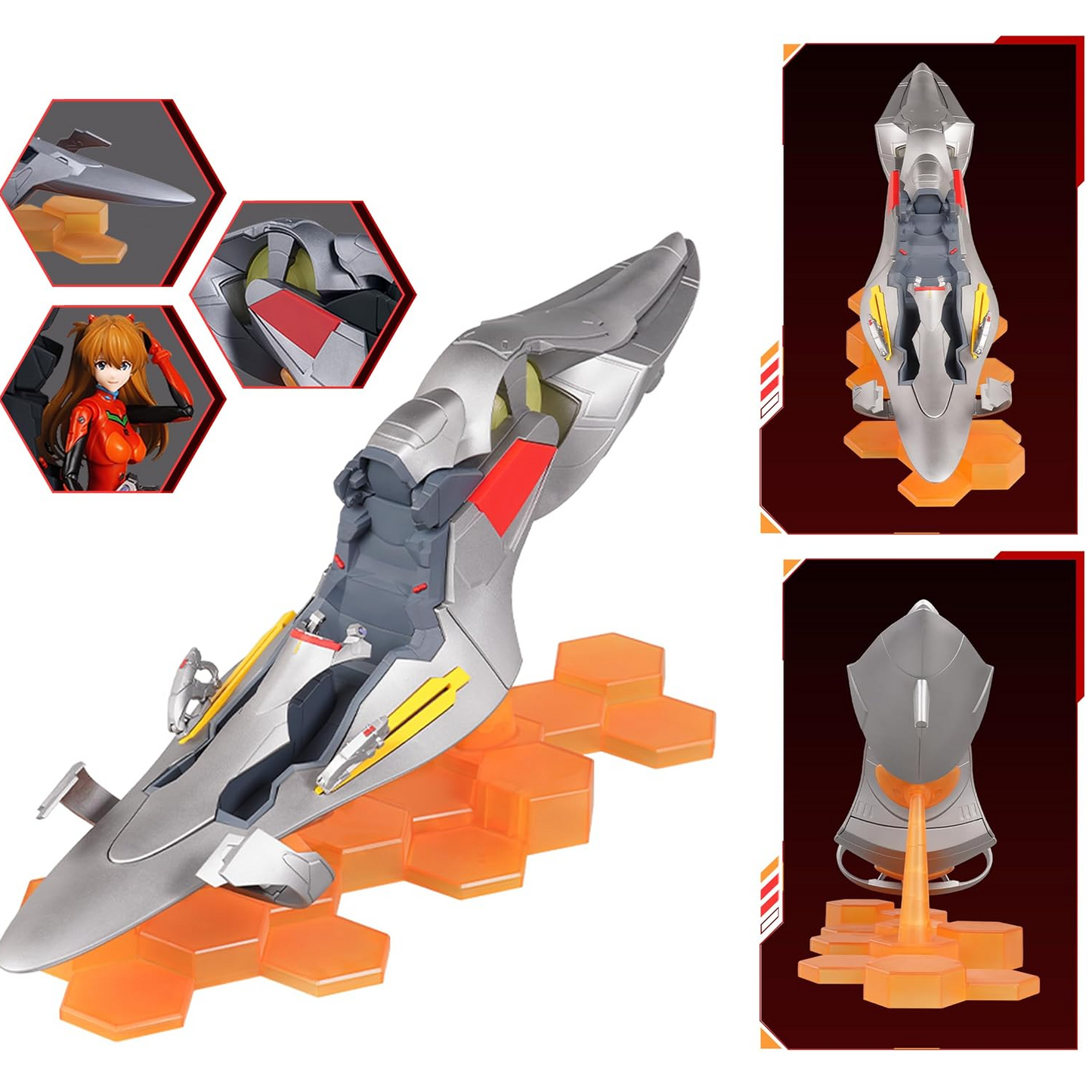 Blokees Evangelion : Model Kit - Fantastic Series (Asuka Shikinami Langley w/ Entry Plug Interior) Action Figure 73571