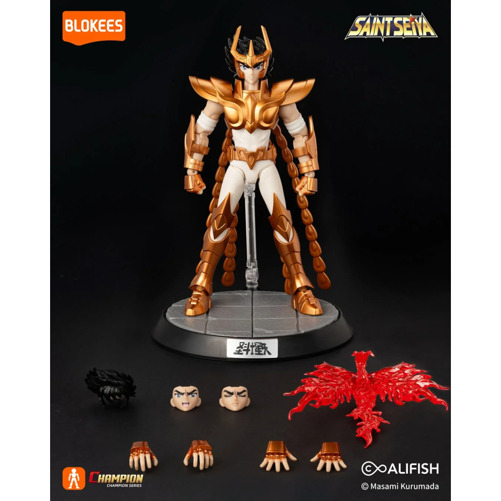 Blokees Saint Seiya: Model Kit Champion Class 12 (Phoenix Ikki ) Action Figure Zodiaco 75014