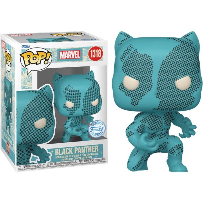 Funko Pop ! Marvel -  Black Panther (1318) Special Edition Vynil Figure 9Cm
