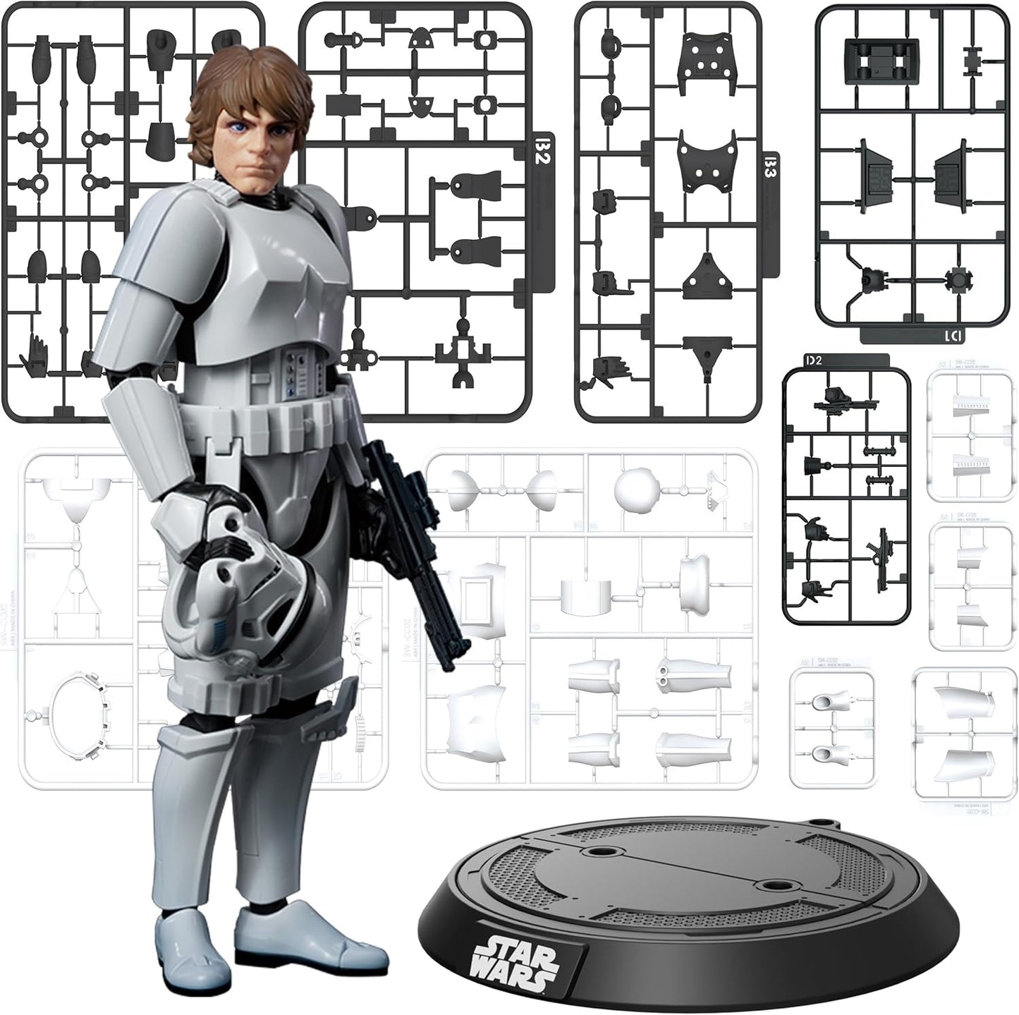 Blokees Star Wars - Champion Class 04 - Luke Skywalker Stormtrooper Disguise - Model Kit - Action Figure 75804