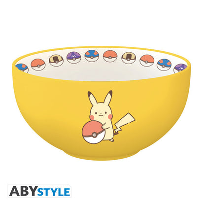 ABYstyle - Ciotola Ramen POKEMON - Pikachu Tipo Elettrico - Ramen Bowl 600 ml - Japan Style - Cardboard box