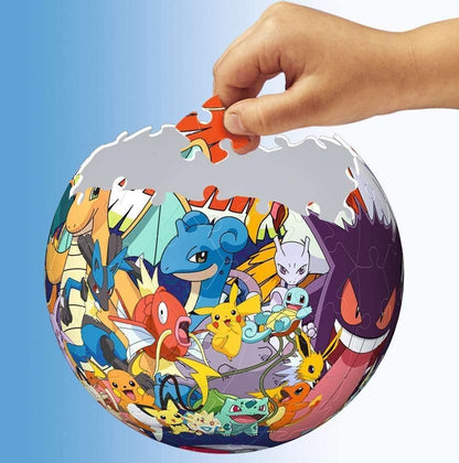 Ravensburger - Puzzle 3D Sfera Pokemon 72 Pz