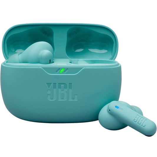 Jbl Auricolari (Wave Beam 2) Perfect Fit, In-Ear, Ip54, Cuffie Connessione Multipoint Bluetooth True Wireless Senza Filo, Cancellazione del Rumore, 40 ore di autonomia, Blu
