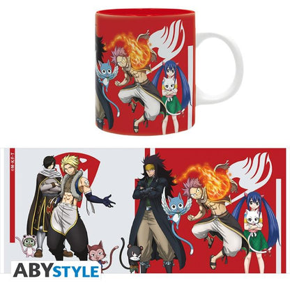 Abystyle - Tazza FAIRY TAIL (Dragon Slayers) Bicchiere Mug Ceramica Anime 320ml