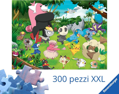 Ravensburger - Puzzle 300 Pezzi Pokemon XXL  49x36 cm