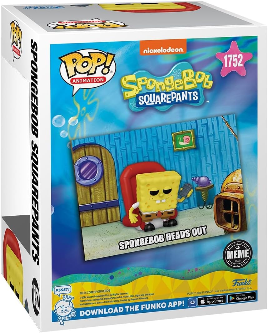 Funko Pop ! Animation SpongeBob Squarepants - (1752) Meme Premium Figure 10cm
