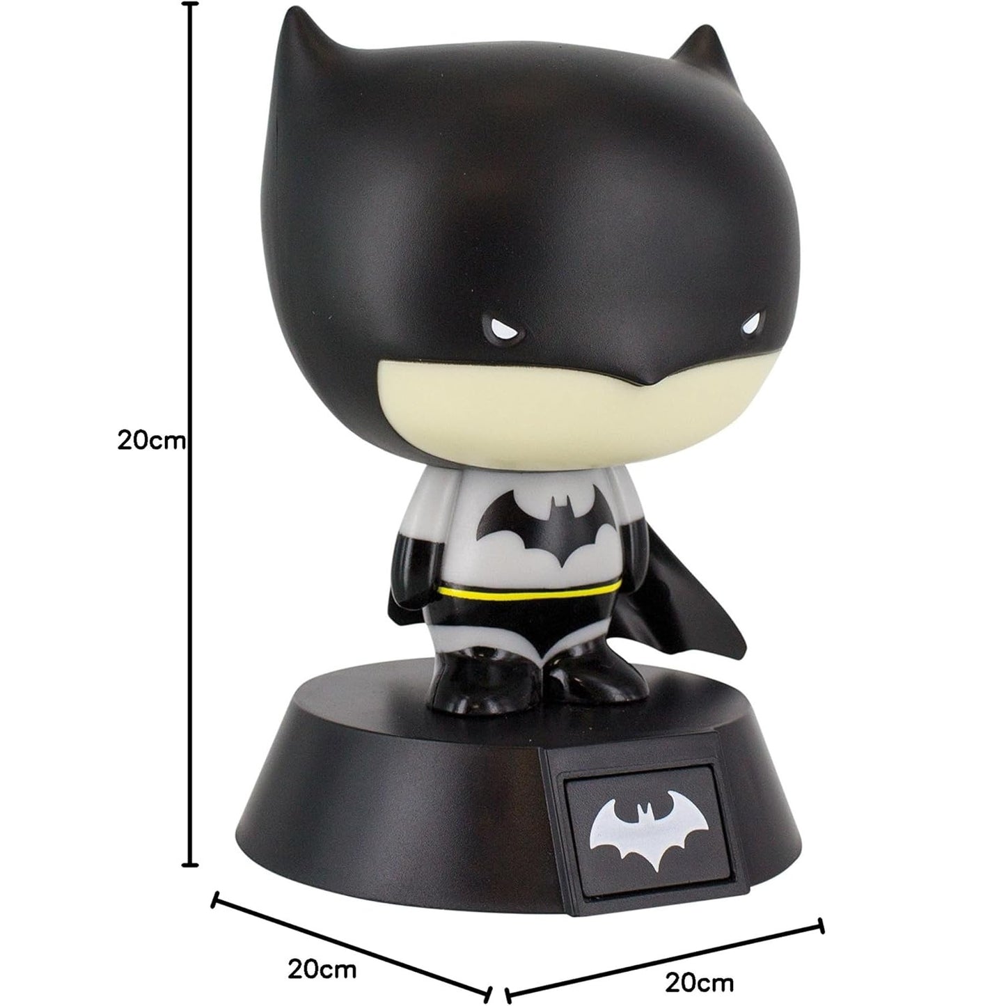 PALADONE Icons: Mini lampada DC 001 (Batman) - Lampada LED Statuetta 3D