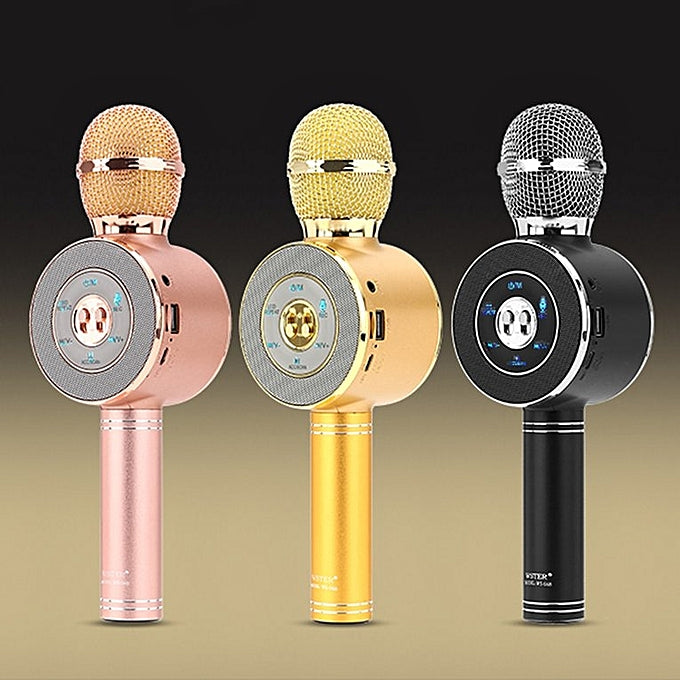 Microfono Karaoke Altoparlante Bluetooth Wireless Con Speaker Cassa Led -No Filo