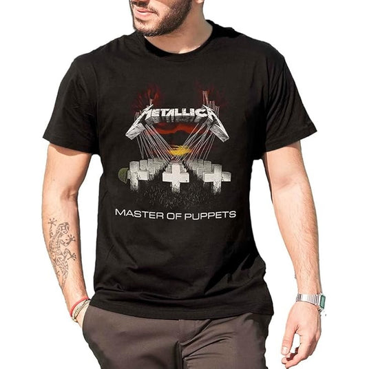 PROBITY - T-Shirt Metallica - Master of Puppets – Maglietta Rock Ufficiale Band Heavy Metal – Maglia (Tg. M)