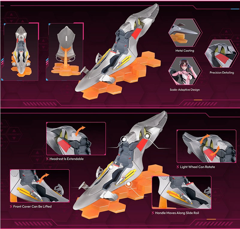 Blokees Evangelion : Model Kit - Fantastic Series (Rei Ayanami w/Entry Interior) Action Figure 73572