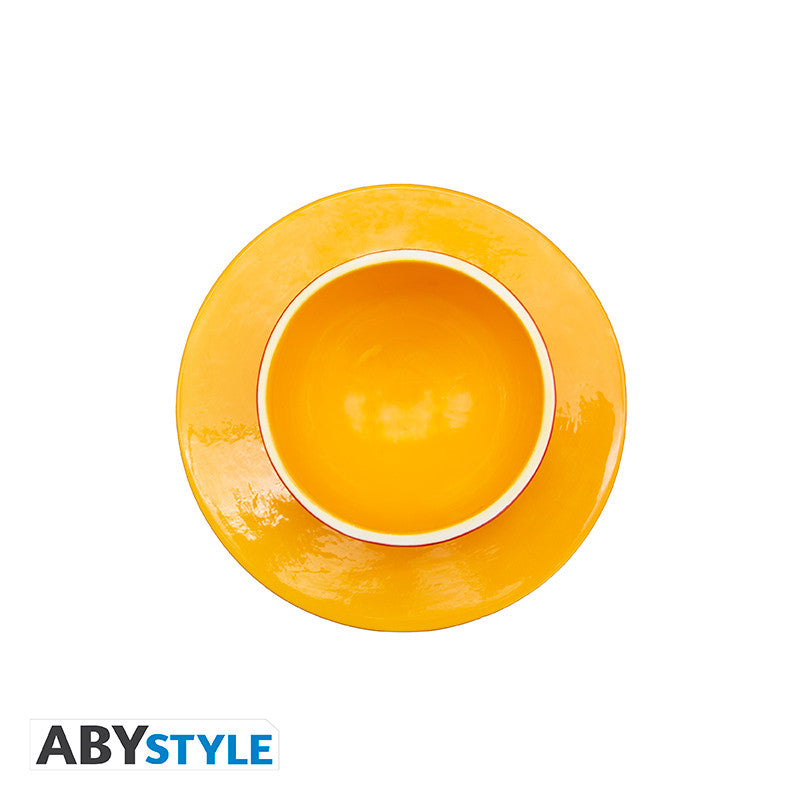 ABYstyle - Ciotola Ramen ONE PIECE - Strawhat (Cappello di paglia) - Ramen Bowl 270 ml - (Set Ciotola E Piatto) Cucina Giapponese - Cardboard box