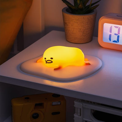 Paladone - Gudetama - Lampada 3d A Forma Di Uovo Di Gomma Flessibile