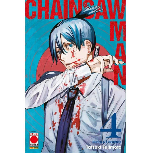 Fumetto: Chainsaw Man (04) Pistola È Potente - Manga Panini - 2° Ristampa