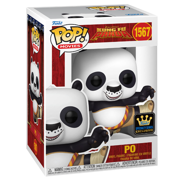 Funko Pop ! Movies Kung Fu Panda 30Th - (1567) Figure Po Exclusive Special 9Cm