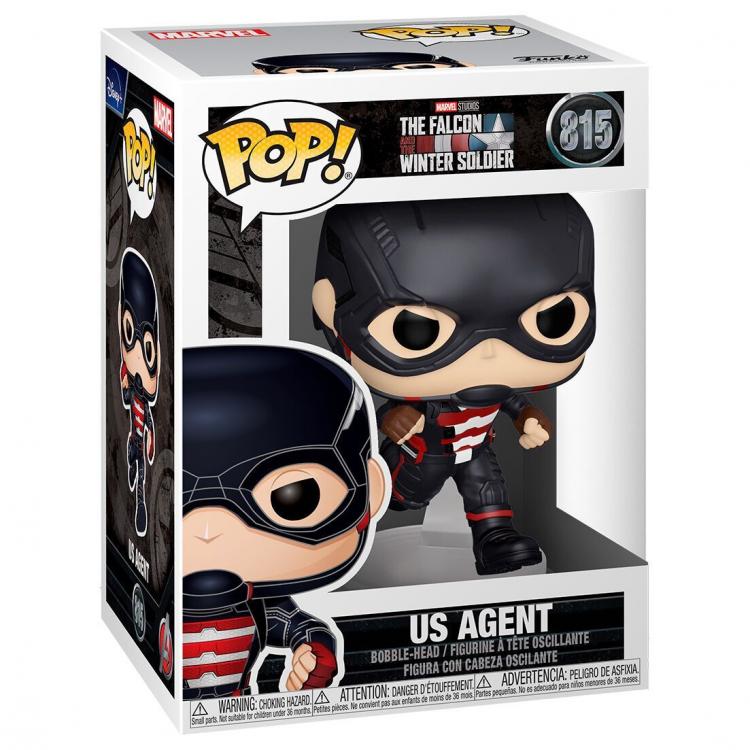 Funko Pop The Falcon And Winter Soldier 815 Us Agent Vinyl Action Figure Statua