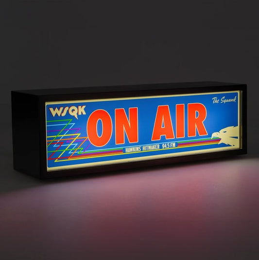 Paladone Lampada Stranger Things 5 WSQK On Air (10 cm) Radio Light Led