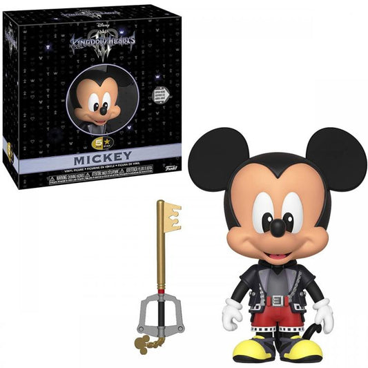 Funko 5 Star: Kingdom Hearts Iii Mickey Topolino Vinyl Action Figure Statuetta