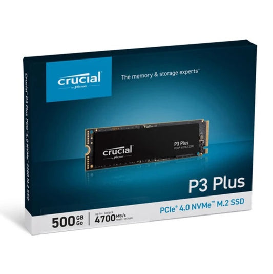 CRUCIAL P3 SSD INTERNO 500GB M2 2280 P3 NVME NVMe Internal MEMORIA PS5 / PC