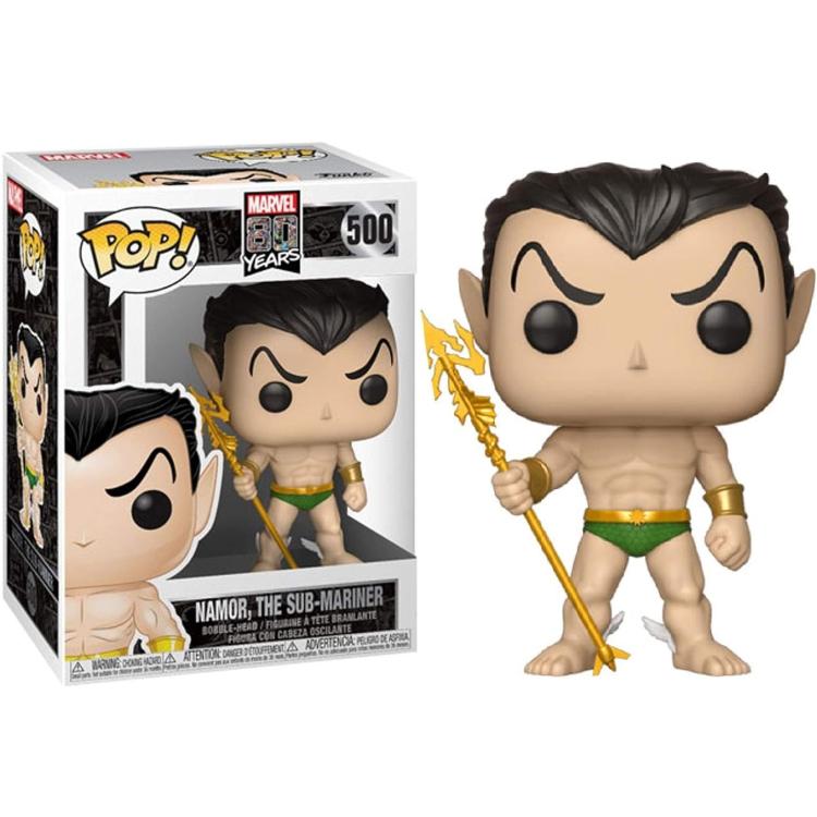 Funko Pop! Marvel 80Years (500) Namor The Sub-Mariner Vinyl Figure 9Cm Statua