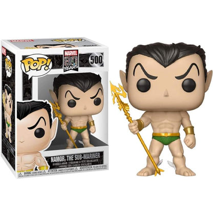 Funko Pop! Marvel 80Years (500) Namor The Sub-Mariner Vinyl Figure 9Cm Statua