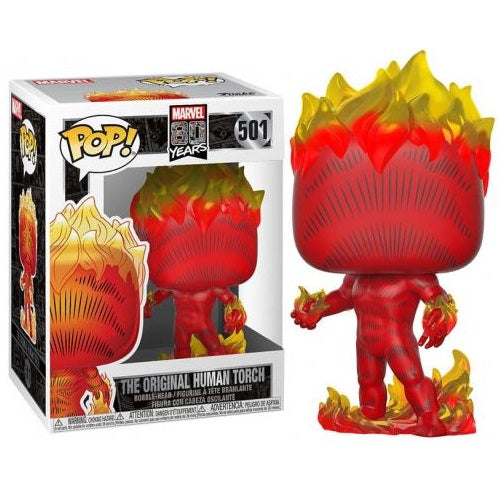 Funko Pop! Marvel 80Years (501) The Original Human Torch Vinyl Figure 9Cm
