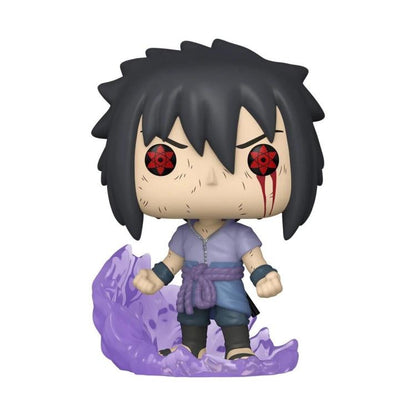 Funko Pop ! Animation Naruto Shippuden (1436) Sasuke Uchiha (Amaterasu) Glow Exm