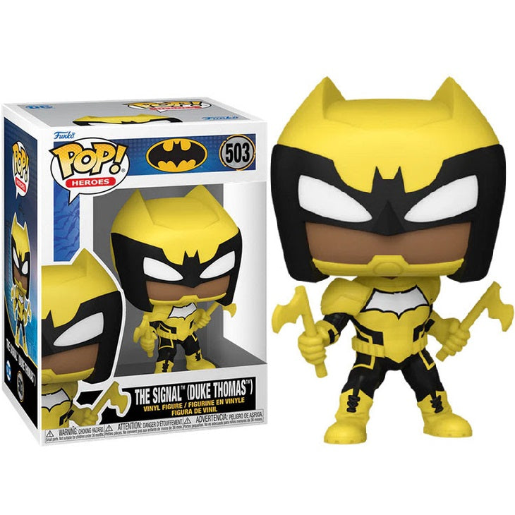 Funko Pop ! Heroes Batman Joker War Zone (503) The Signal Duke Thomas Figure 9Cm