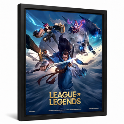 Pyramid - League Of Legends - Poster 3D Lenticular Incorniciato
