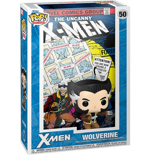 Funko Pop ! Comic Cover Marvel X-Men - (50) Wolverine Vinyl Figure 9Cm Nuovo