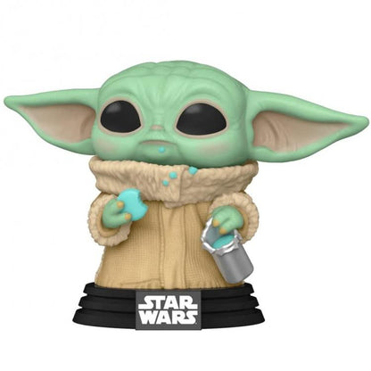 Funko Pop Star Wars Mandalorian Grogu With Cookies (465) Statuetta Vinyl Figure