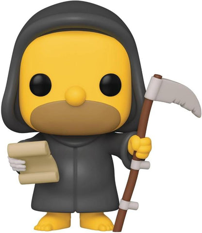 Funko Pop ! The Simpson Threehouse Horror - (1025) Grim Reaper Homer 9Cm