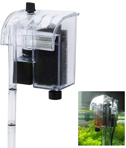 Filtro Esterno A Zainetto Zaino Cascata 3.5W 250 L/H Acquario Dolce Marino Pesci