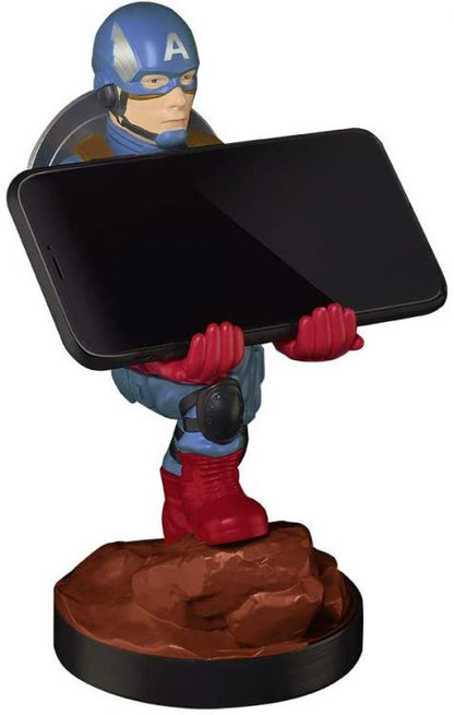 Cable Guys - Marvel (Captain America) Statuetta Base Smartphone Controller Gioco
