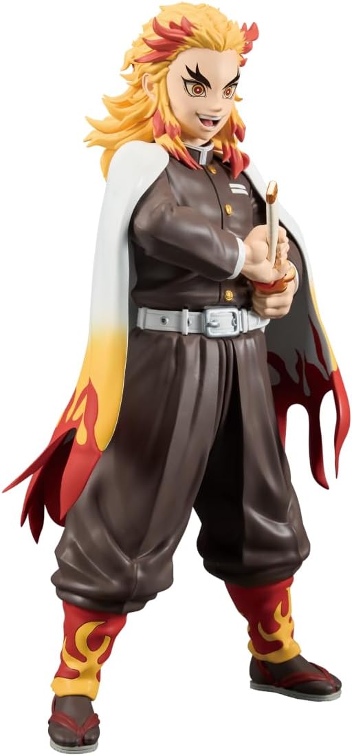 Banpresto Grandista Demon Slayer: Kyojuro Rengoku Statua Da Collezione - Figure 24cm PVC