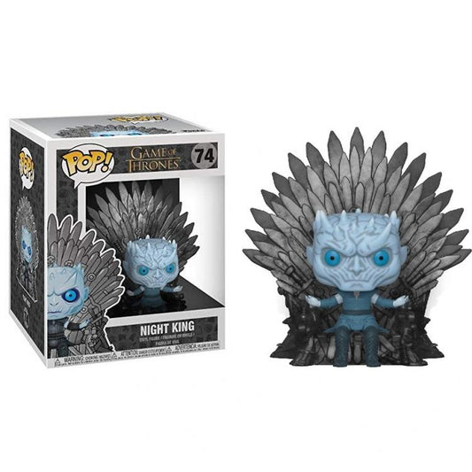 Funko Pop Game Of Thrones 74 Night King On Iron Throne - Il Trono Di Spade Vinyl