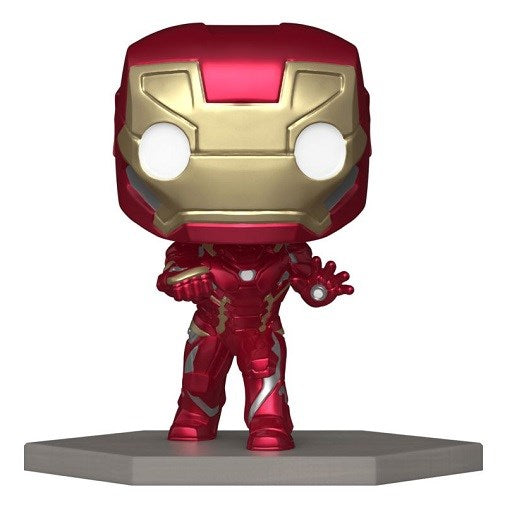 Funko Pop ! Marvel - (1153) Civil War Build A Scene Iron Man Special (Exm) 9Cm