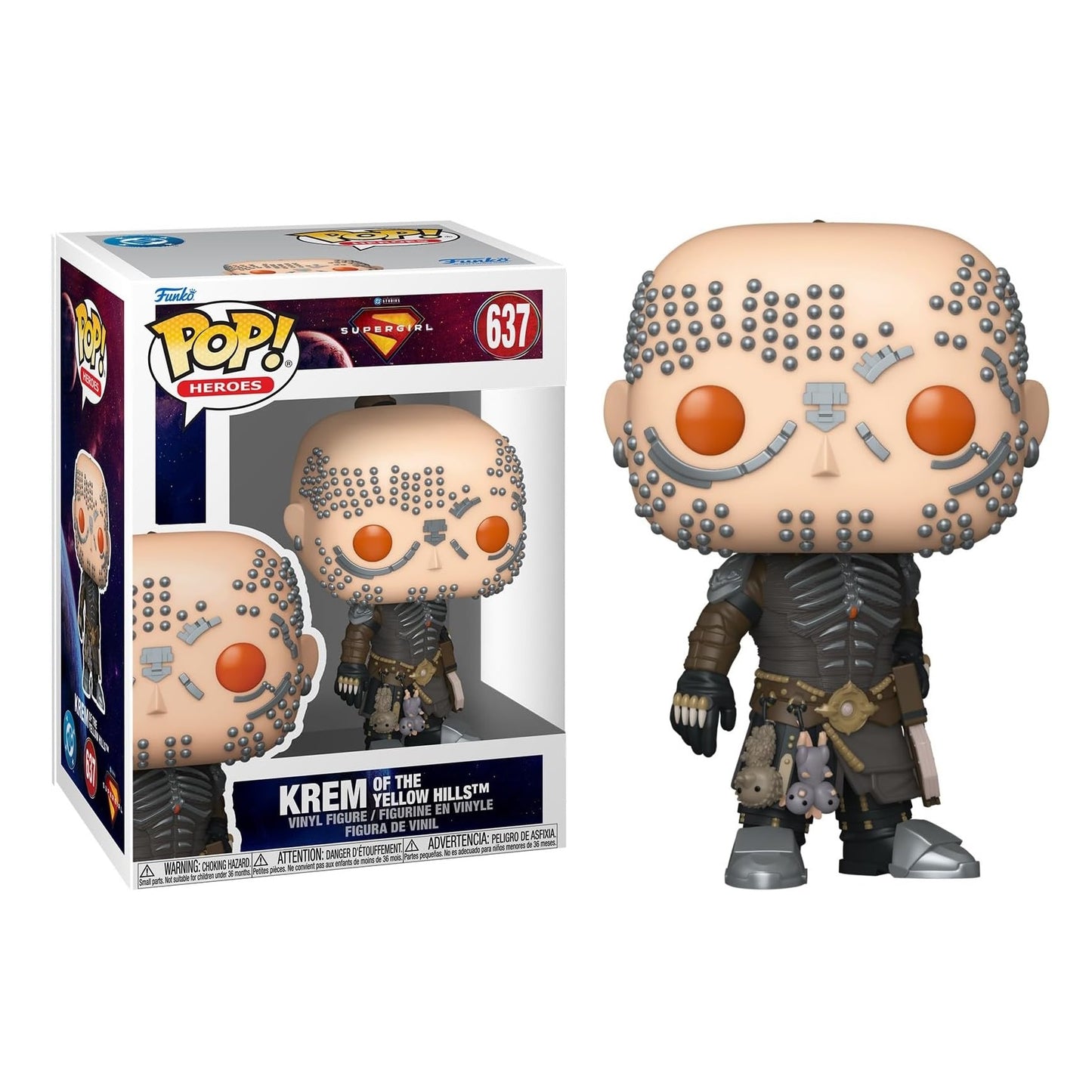 Funko Pop! Heroes DC Studios: Supergirl (637) Krem of the Yellow Hills - Vinyl Figure 9cm