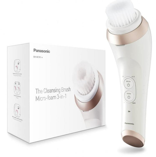 Panasonic Spazzola Detergente Pulizia Viso Con Micro-Schiuma 3In1 Bianco Eh-Xc10