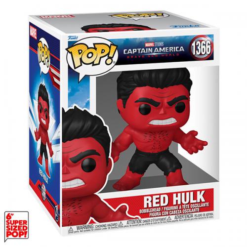 Funko Pop ! Marvel Captain America Brave New World (1366) Red Hulk Figure 15Cm
