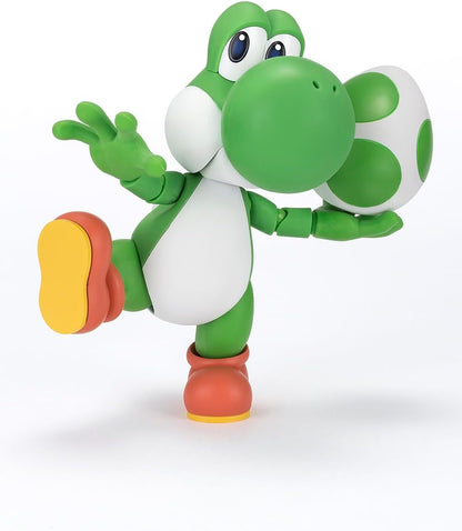 Bandai Namco S.H. Figuarts: Yoshi (Super Mario) - Figure Articolata 16cm Tamashi Nations