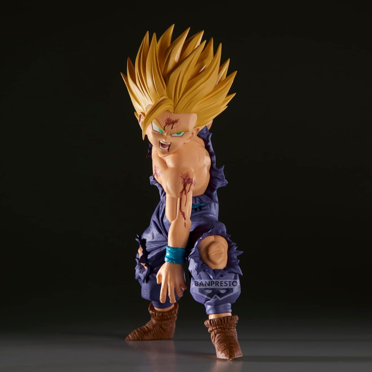 Bandai Banpresto Dragon Ball Z: Gohan Super Saiyan Statua Da Collezione - Match Makers Figure 11cm PVC