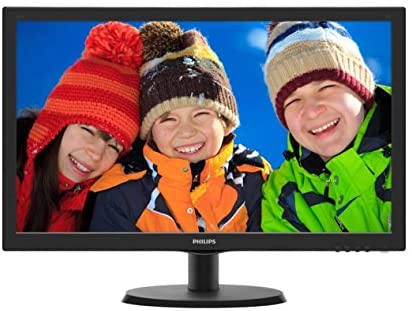Philips Monitor 19" Led 5Ms Vga Nero 193V5Lsb2 Smart Control Lite Computer Pc