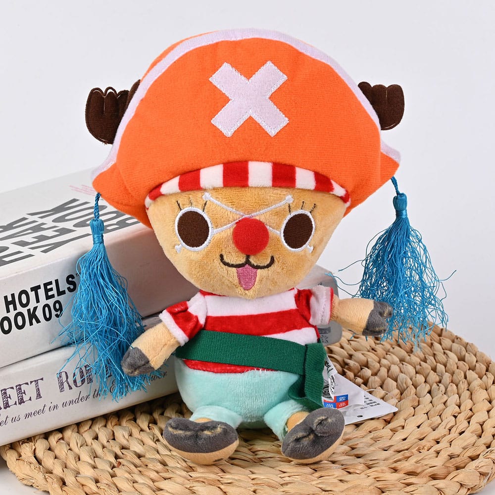 Peluche One Piece Chopper X Buggy 20 Cm Pupazzo Op Plush Sakami Merchandise
