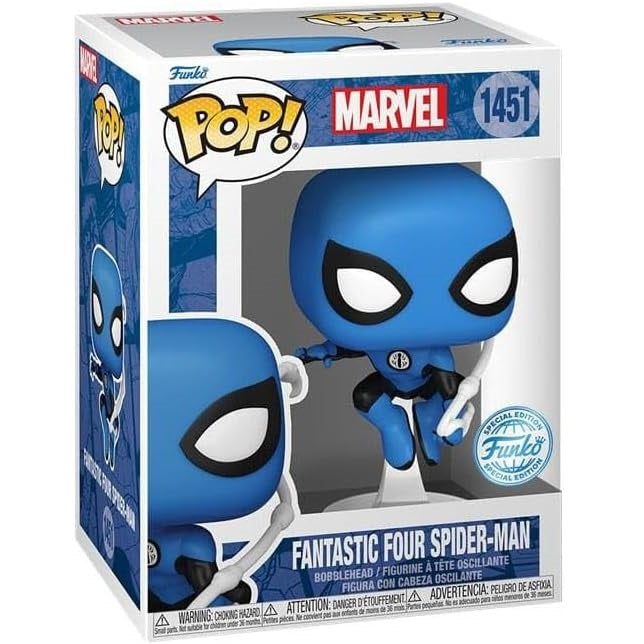 Funko Pop ! Marvel (1451) Fantastic Four Spider-Man Special Edition Vinyl Figure