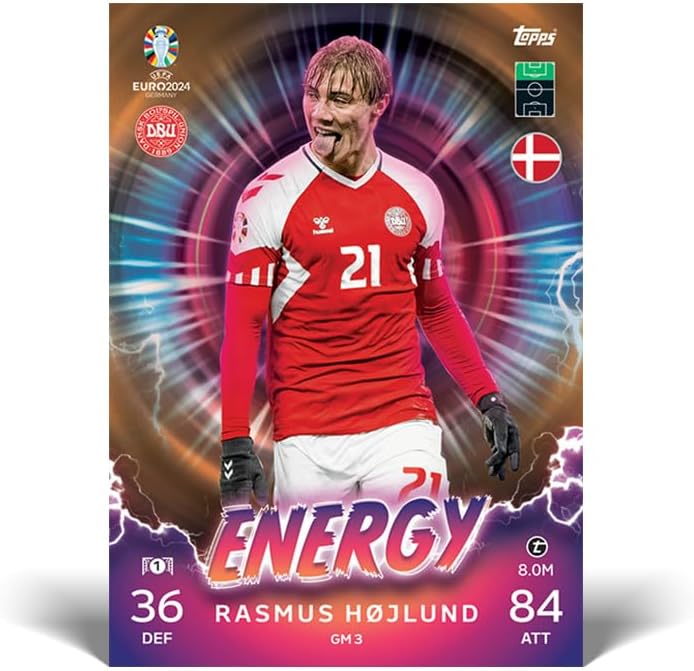 Topps Card Euro 2024 Eco Pack 25 Card (Pack Da 3 Bustine + 1 Carta Limited) Uefa