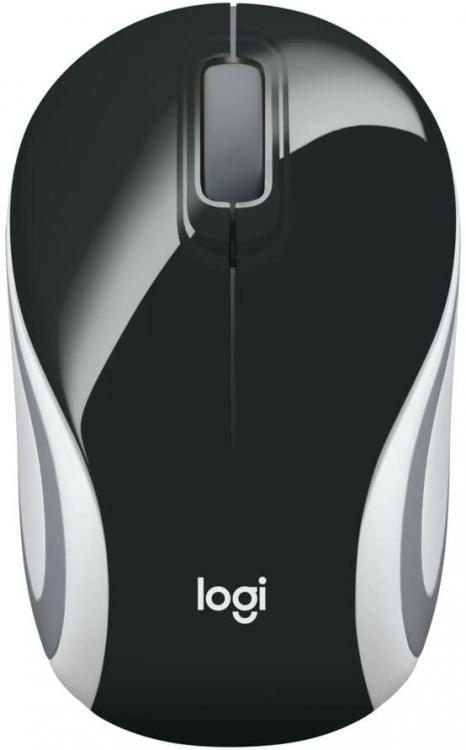 Logitech Mouse Ottico Wireless M187 Nero 3 Pulsanti Ambidestro Pc Mac Laptop
