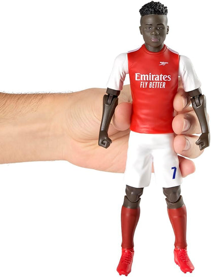 Sockers - Arsenal (Bukayo Saka) Action Figure Football/Calcio Statuetta da Collezione 20cm