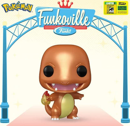 Funko Pop ! Games Pokemon - (455) Charmander Sg Figure Vinyl 9Cm (Metallic) Exm