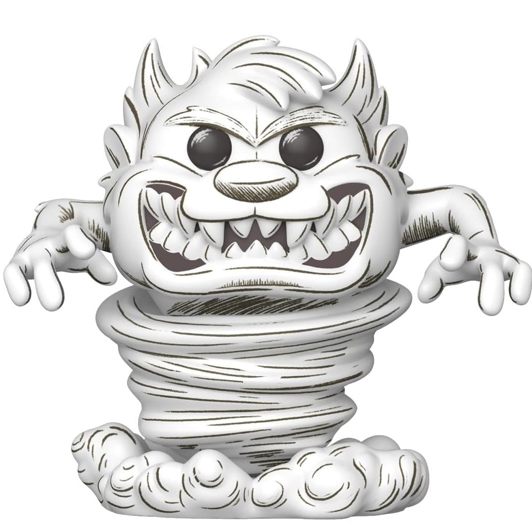 Funko Pop ! Looney Tunes (2014) Tasmanian Devil (Sketch) Vinyl Figure 9Cm Statuetta Schizzo