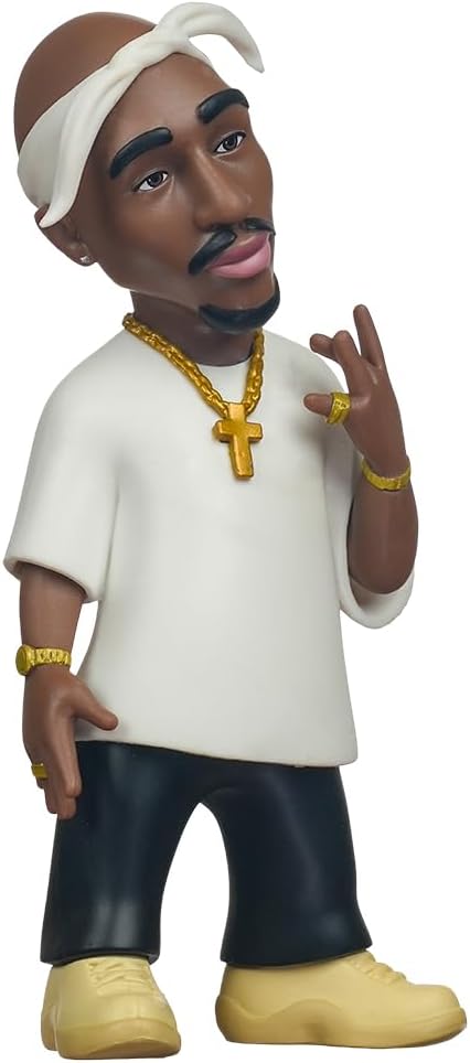 Minix Rap (Music 114) Tupac Shakur W/ Bandana Figure 2Pac 10cm